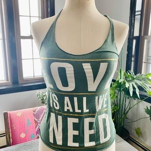 Spiritual Gangster Yogi Tank “Love is all we need”